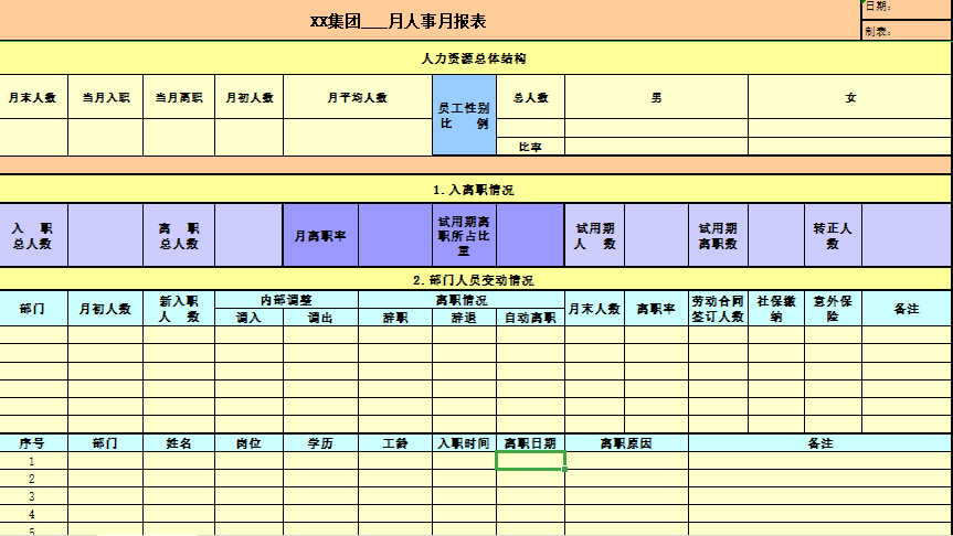 监理月报表格免费下载-免费监理月报表格下载，轻松搞定报表工作，让生活更美好