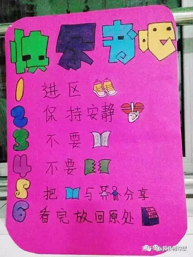 幼儿园图书区标志_幼儿园图书区标记_幼儿园图书区标志牌