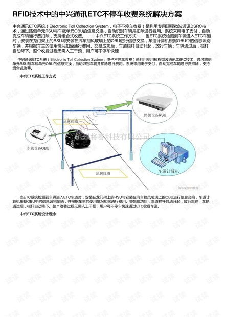 etc系统方案,提升高速公路通行效率与智能化管理