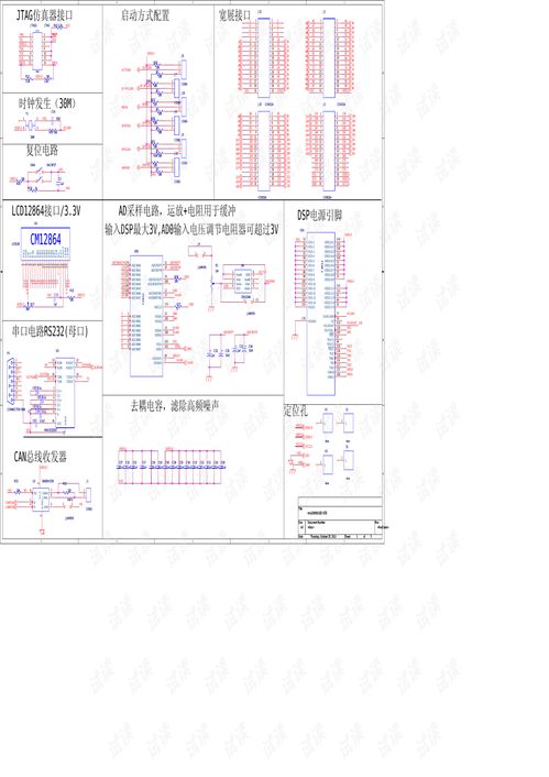 dsp2812最小系统,dsp28335最小系统原理图