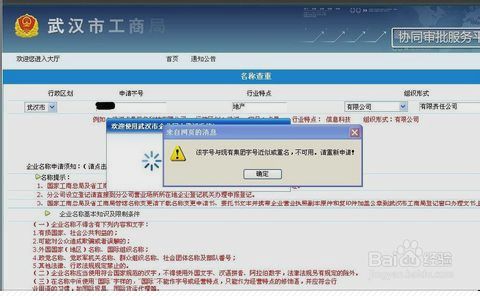 公司注册重名查询系统,助力企业高效核名