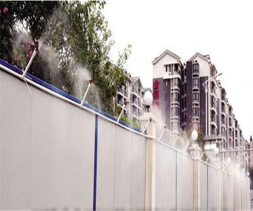 工地围挡喷淋系统,绿色施工的环保利器