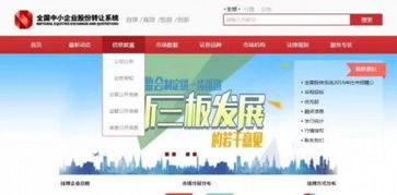 股转系统官网,深入了解股转系统官网——中小企业股份转让系统的信息门户