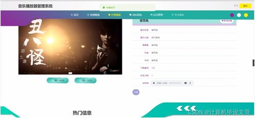 歌曲管理系统,音乐库的数字化守护者