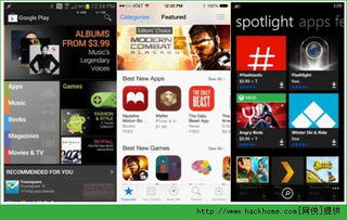 安卓 ios wp系统差别,三大移动操作系统的差异化概览