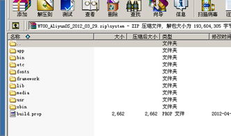 安卓系统rom包架构,文件结构与应用解析